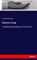 Solomon's Song