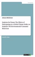 Students for Future. The Effects of Participating in a Global Climate Strike on Students' Pro-Environmental Consumer Behaviour