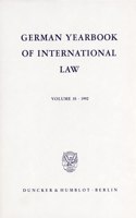 German Yearbook of International Law / Jahrbuch Fur Internationales Recht