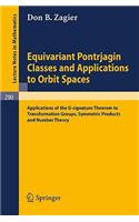 Equivariant Pontrjagin Classes and Applications to Orbit Spaces