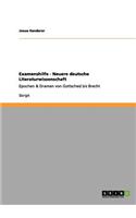 Examenshilfe - Neuere deutsche Literaturwissenschaft