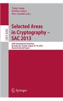 Selected Areas in Cryptography -- Sac 2013