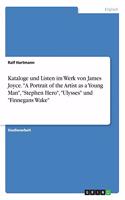 Kataloge und Listen im Werk von James Joyce. 
