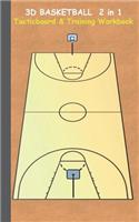 3D Basketball 2 in 1 Tacticboard and Training Book