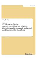 SWOT- Analyse für eine Strategieentwicklung und mögliche Geschäftsmodelle - dargestellt am Beispiel des Bienenprodukts Gelee Royal