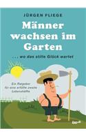 Männer wachsen im Garten