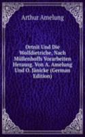 Ortnit Und Die Wolfdietriche