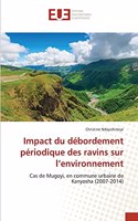 Impact du débordement périodique des ravins sur l'environnement