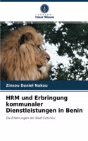 HRM und Erbringung kommunaler Dienstleistungen in Benin