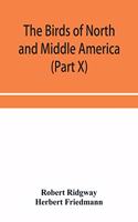 birds of North and Middle America