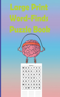 Large Print Word-Finds Puzzle Book