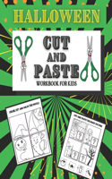 Halloween Cut and Paste Workbook for Kids