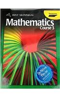 Holt McDougal Mathematics: Student Curriculum Companion Kit Course 3 2012(Holt McDougal Mathematics)