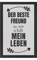 Freund zu sein: DIN A5 - 120 Seiten Punkteraster - Kalender - Notizbuch - Notizblock - Block - Terminkalender - Abschied - Abschiedsgeschenk - Ruhestand - Arbeitsko