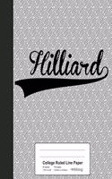 College Ruled Line Paper: HILLIARD Notebook(3021 Weezag College Ruled Line Paper Notebook)