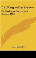 de L'Origine Des Especes