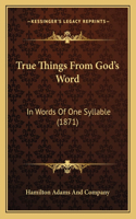 True Things From God's Word