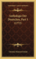 Anthologie Der Deutschen, Part 3 (1772)