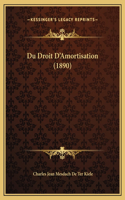 Du Droit D'Amortisation (1890)
