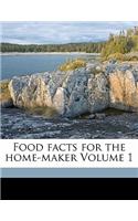 Food Facts for the Home-Maker Volume 1