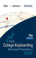 GREGG COLLEGE KEYBOARDING & DOCUMENT PROCESSING (GDP11) MICROSOFT WORD 2016 MANUAL KIT 2: 61-120