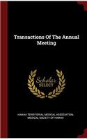 Transactions Of The Annual Meeting