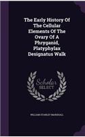 Early History Of The Cellular Elements Of The Ovary Of A Phryganid, Platyphylax Designatus Walk