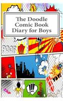 Doodle Comic Book Diary for Boys