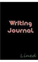 Writing Journal Lined: Blank Journal Notebook To Write In