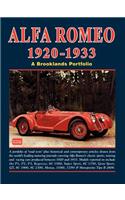 Alfa Romeo 1920-1933 Road Test Portfolio