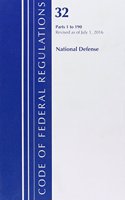 Code of Federal Regulations, Title 32 National Defense 1-190, Revised as of July 1, 2016