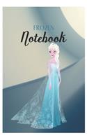 Frozen Notebook: Disney Frozen Logo Poster Disney Frozen Blank Ruled Elsa Princess Frozen Notebook for Girls with 120 Pages of 6in x 9in Blank Paper for Drawing Dood