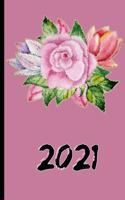 2021: Tolles Jahrbuch für 2021 auch als Terminplaner oder Notizbuch zu verwenden. Kalender für jeden.
