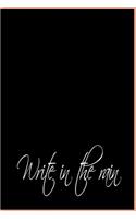 Write in the rain