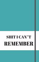 Shit I Can't Remember.