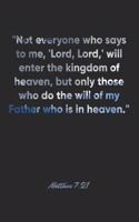 Matthew 7