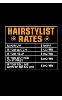 Hairstylist Rates