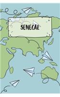 Senegal: Ruled Travel Diary Notebook or Journey Journal - Lined Trip Pocketbook for Men and Women with Lines