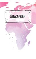 Singapore: Ruled Travel Diary Notebook or Journey Journal - Lined Trip Pocketbook for Men and Women with Lines