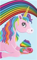 Rainbow Cupcake Donut Unicorn Power Journal