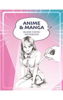 Anime Manga Blank Comic Notebook