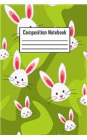 Composition Notebook: Cute Rabbit Journal For Kids Teens Adults Couples To Write Down Day To Day Notes