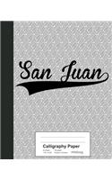 Calligraphy Paper: SAN JUAN Notebook