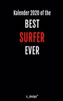 Kalender 2020 für Surfer
