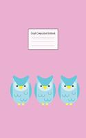Graph Composition Notebook: Grid Paper Notebook: Large Size 8.5x11 Inches, 110 pages. Notebook Journal: Pink Blue Bird Workbook for Preschoolers Students Teens Adults for Schoo