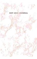 Dot Grid Journal: Marble + Gold Notebook - 110-Page Small Dot Grid Journal for Drawing Doodling Journaling Writing Notes - 6 X 9 Matte Softback Cover