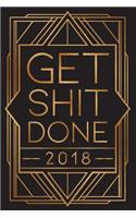 Get Shit Done Journal 2018