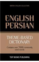 Theme-based dictionary British English-Persian - 7000 words: (128 British English Collection)