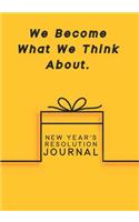 New Years Resolution Journal: Achieve Your Goals 2019 New Years Resolution Planner & Notebook for Self Improvement and Goal Setting