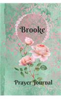 Brooke Personalized Name Praise and Worship Prayer Journal